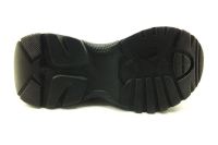 Bağcıklı Bayan Ayakkabı - Siyah - 5421 - Thumbnail