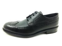 Bağcıklı Erkek Ayakkabı - Siyah - 865 - Thumbnail