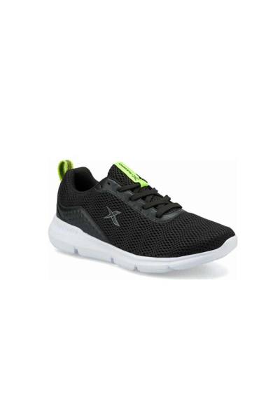 Kinetix Bağcıklı Erkek Günlük Spor Ayakkabı - Siyah-Yeşil - Moter