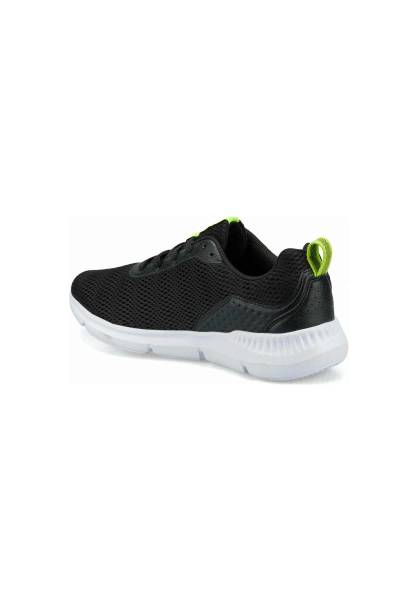 Kinetix Bağcıklı Erkek Günlük Spor Ayakkabı - Siyah-Yeşil - Moter