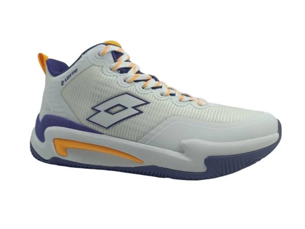 Bağcıklı Erkek Sneaker Ayakkabı Beyaz-Mor 88 JAX  - 1