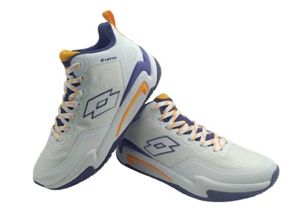 Bağcıklı Erkek Sneaker Ayakkabı Beyaz-Mor 88 JAX  - 6