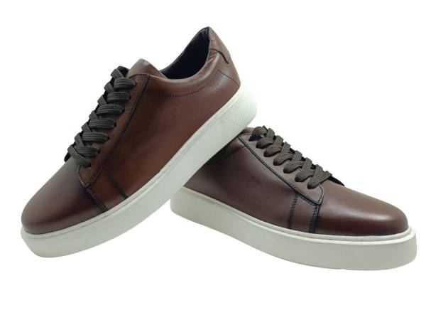 Bağcıklı Erkek Sneaker Ayakkabı Kahverengi160 TRIA 2002 