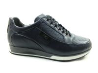 Bağcıklı Erkek Sneaker Ayakkabı - Lacivert - 2485 - Thumbnail