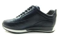 Bağcıklı Erkek Sneaker Ayakkabı - Lacivert - 2485 - Thumbnail