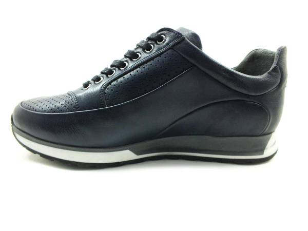 Bağcıklı Erkek Sneaker Ayakkabı - Lacivert - 2485