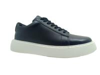 Bağcıklı Erkek Sneaker Ayakkabı Siyah-Beyaz
