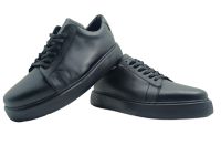 Bağcıklı Erkek Sneaker Ayakkabı Siyah160 TRIA 2002 - Thumbnail