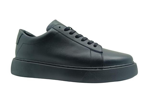 Bağcıklı Erkek Sneaker Ayakkabı Siyah160 TRIA 2002 - 1