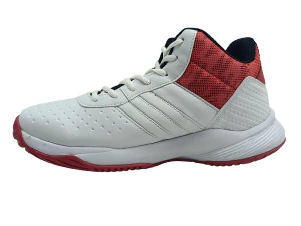 Bağcıklı Erkek Spor Ayakkabı Beyaz-Kırmızı 01 TRACTION PU 