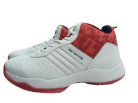 Bağcıklı Erkek Spor Ayakkabı Beyaz-Kırmızı 01 TRACTION PU - Thumbnail