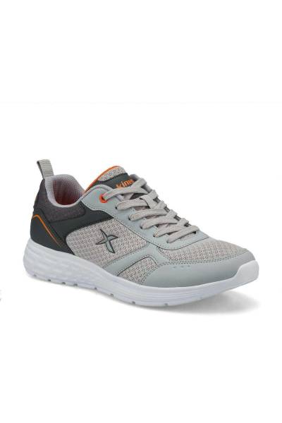 Kinetix Bağcıklı Erkek Spor Ayakkabı - Gri-Turuncu - Apex Kinetix Bağcıklı Erkek Spor Ayakkabı - Gri-Turuncu - Apex