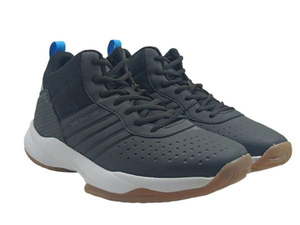 Bağcıklı Erkek Spor Ayakkabı Siyah-Beyaz