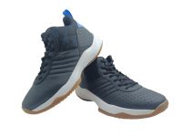 Bağcıklı Erkek Spor Ayakkabı Siyah-Beyaz - Thumbnail