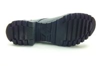 Bağcıklı-Fermuarlı Bayan Bot - Siyah - 1662-03 - Thumbnail