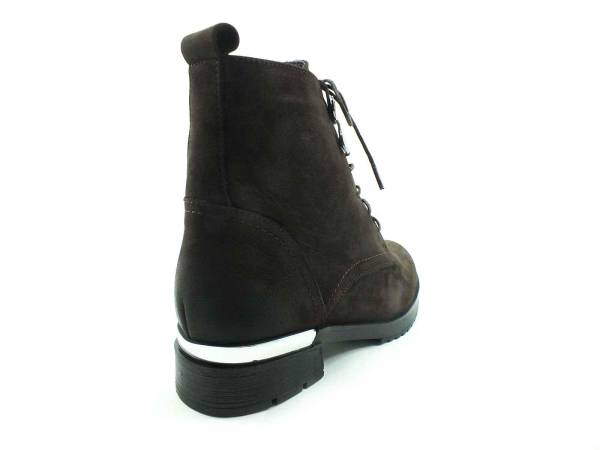 Beety Bağcıklı-Fermuarlı Deri Bayan Bot - Kahverengi-Nubuk - 7405