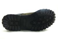 Bağcıklı-Fermuarlı Erkek Deri Bot - Haki-Nubuk - 17515 - Thumbnail