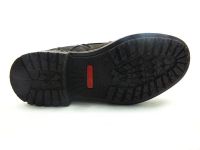 Bağcıklı-Fermuarlı Erkek Deri Bot - Kahve - 17400 - Thumbnail