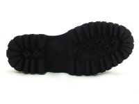 Bağcıklı-Fermuarlı Erkek Deri Bot - Siyah - 17640 - Thumbnail