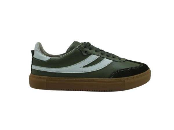 Bağcıklı Günlük Bayan Spor Ayakkabı Haki