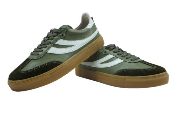 Bağcıklı Günlük Bayan Spor Ayakkabı Haki