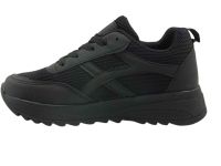 Bağcıklı Günlük Bayan Spor Ayakkabı Siyah - Thumbnail