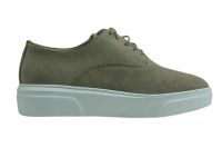 Bağcıklı Hakiki Deri Erkek Ayakkabısı Bej-Nubuk - Thumbnail