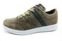 Bağcıklı Keten Spor Ayakkabı - Vizon - 102106 - Thumbnail