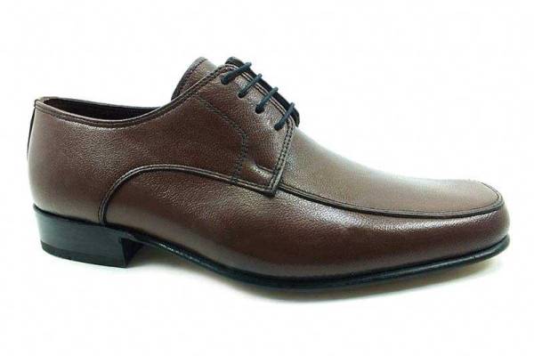 Zekirok Bağcıklı Kösele Rok Erkek Ayakkabı - Kahverengi - K-14