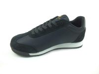 Bağcıklı Yürüyüş Ayakkabısı - Siyah-Beyaz - 20003 - Thumbnail