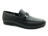 Bağcıksız Erkek Ayakkabı - Siyah - 4674 - Thumbnail