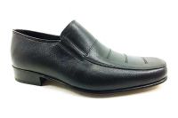 Zekirok - Zekirok Bağcıksız Kösele Rok Erkek Ayakkabı - Siyah - K-13 Zekirok - Zekirok Bağcıksız Kösele Rok Erkek Ayakkabı - Siyah - K-13