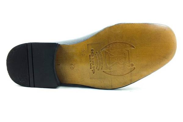 Zekirok Bağcıksız Kösele Rok Erkek Ayakkabı - Siyah - K-13