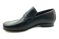 Zekirok Bağcıksız Kösele Rok Erkek Ayakkabı - Siyah - K-302 - Thumbnail