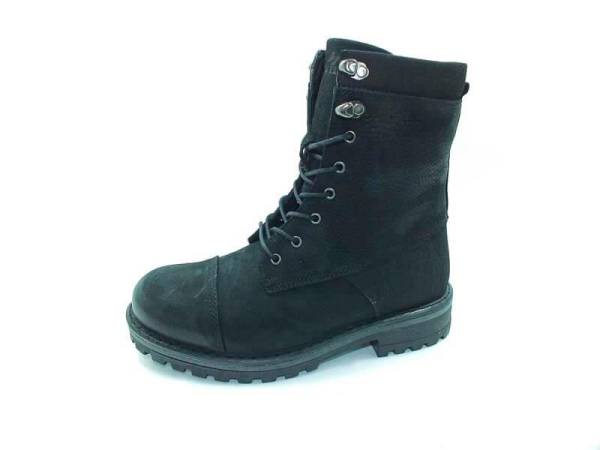 Bağcıklı-Fermuarlı Erkek Bot - Siyah - 17515