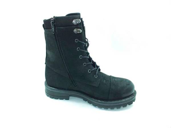 Bağcıklı-Fermuarlı Erkek Bot - Siyah - 17515