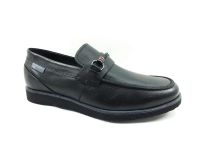 Bağcıksız Erkek Kolej Ayakkabı - Siyah - 4120 - Thumbnail