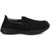 Bağcıksız Erkek Spor Ayakkabı - Siyah - Liponis - Thumbnail