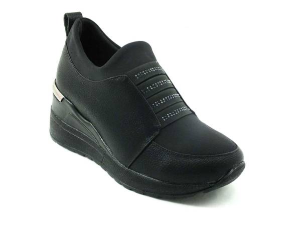 Bağcıksız Gizli Topuk Bayan Ayakkabı - Siyah - 805 Bağcıksız Gizli Topuk Bayan Ayakkabı - Siyah - 805