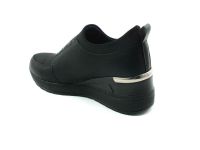 Bağcıksız Gizli Topuk Bayan Ayakkabı - Siyah - 805 - Thumbnail