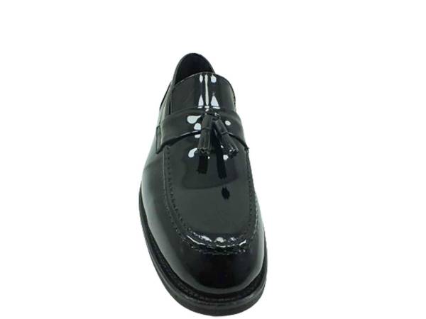 Bağcıksız Klasik Erkek Ayakkabı Siyah-Rugan Mrt P105