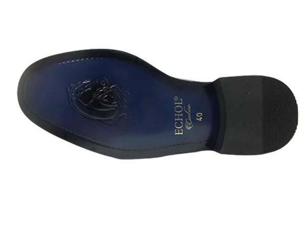 Bağcıksız Klasik Erkek Ayakkabı Siyah-Rugan Mrt P105