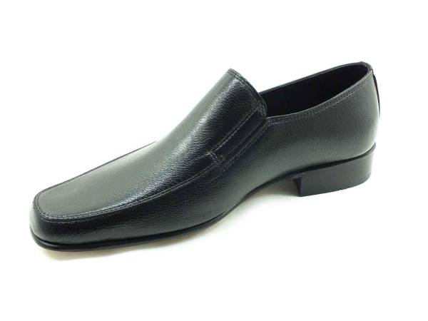 Zekirok Bağcıksız Kösele Rok Erkek Ayakkabı - Siyah - K-12
