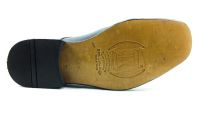 Zekirok Bağcıksız Kösele Rok Erkek Ayakkabı - Siyah - K-305 - Thumbnail