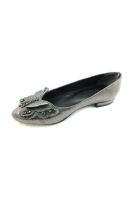 Bayan Babet Ayakkabı - Platin - 707 - Thumbnail