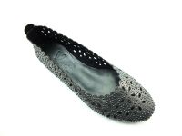 Bayan Babet Ayakkabı - Platin-Sıvama - 4032 - Thumbnail