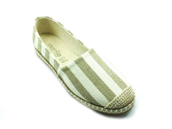 Bayan Keten Babet Ayakkabı - Vizon - 3854