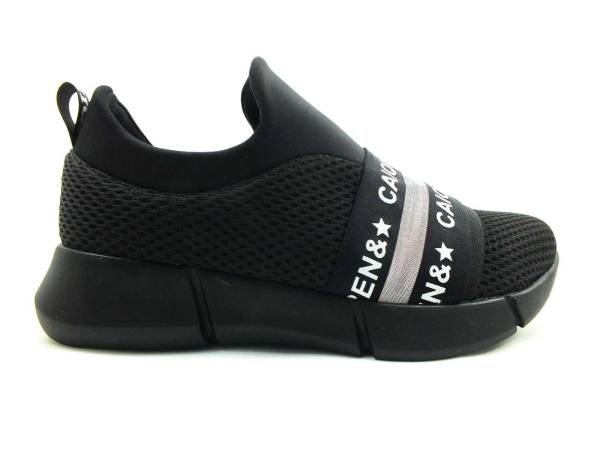 Bayan Streç Ayakkabı - Siyah - 101