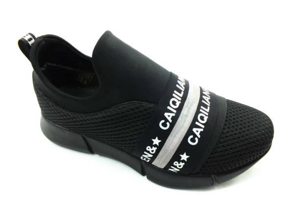 Bayan Streç Ayakkabı - Siyah - 101