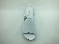 Bayan Terlik Hakiki Deri - Beyaz - 285 - Thumbnail